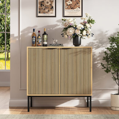 Bay Isle Home Adelhard 31.4'' Tall 2 - Door Accent CabinetRattan Cane TV Stand