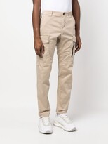 Thumbnail for your product : C.P. Company Logo-Plaque Cargo-Pocket Trousers
