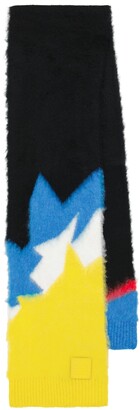 Loewe Intarsia knit scarf