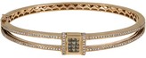 Thumbnail for your product : Effy Jewelry Diversa 14K Rose Gold Cognac and White Diamond Bangle, 1.63 TCW