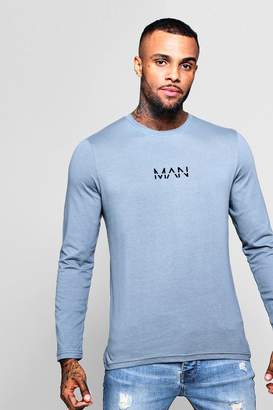 boohoo Long Sleeve Original Man T-Shirt