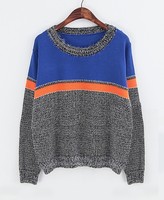 Thumbnail for your product : ChicNova Mohair Contrast Color Stripes Sweater Suit