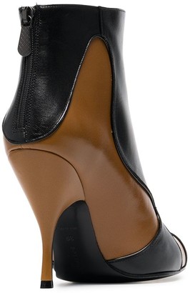 Bottega Veneta Curl 100 Leather Boots