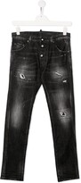 Thumbnail for your product : DSQUARED2 Kids TEEN distressed skinny jeans