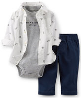 Thumbnail for your product : Carter's Baby Boys' 3-Piece Shirt, Bodysuit & Pants Set