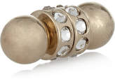 Thumbnail for your product : Givenchy Double Pearl Earrings In Gold-tone Brass, Faux Pearl And Crystal