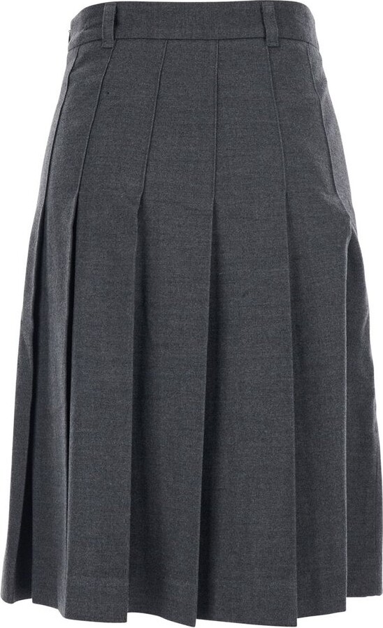Dunst Pleated Midi Skirt