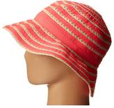 Thumbnail for your product : San Diego Hat Company Kids - RBK3080 Kids Ribbon And Paper Straw Bucket Hat Bucket Caps