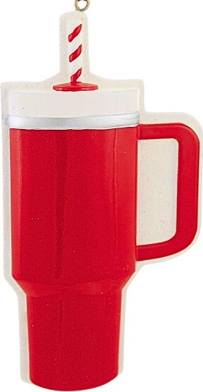 Polarx5.0InchInsulatedDrinkingMugChristmasTreeOrnament,ChristmasDecorTumblerStan(1PC)