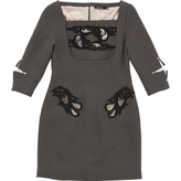 Thumbnail for your product : Marios Schwab Khaki Wool Dress