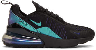 Nike Black and Purple Air Max 270 Sneakers