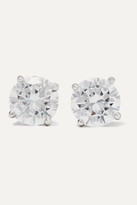 Thumbnail for your product : Kenneth Jay Lane Silver-tone Cubic Zirconia Earrings