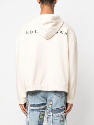 Who Decides War Frontal Graphic Print Hoodie