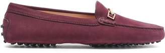 Tod's Embellished Suede Loafers