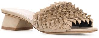 Premiata textured low heel sandals