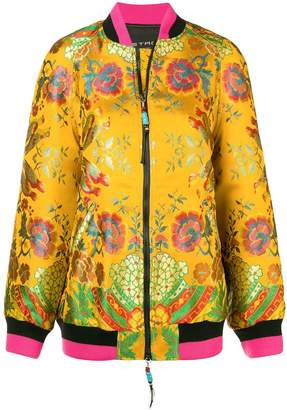 Etro floral embroidered bomber jacket