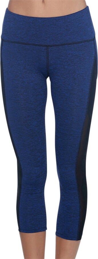 Body Glove Apex Capri Leggings In Midnight And Black