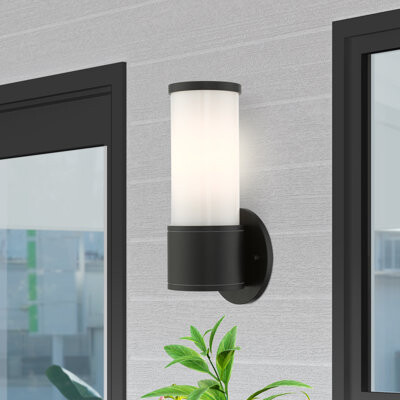 Zipcode Design Almaraz Black Outdoor Armed Sconce
