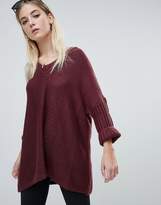 Thumbnail for your product : Noisy May Deep V-Neck Oversize Sweater