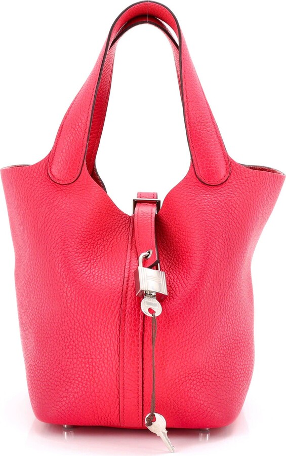 Pre-Owned Hermes Picotin Lock Bag Clemence PM