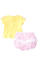 Thumbnail for your product : Hello Kitty Butterfly Tee & Gingham Short Set (Baby Girls)