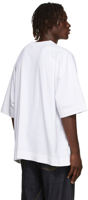 Dries Van Noten White Medium Weight Jersey T-Shirt