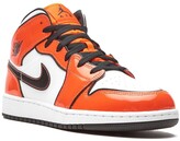 Thumbnail for your product : Jordan Kids Air Jordan 1 Mid SE "Turf Orange" sneakers