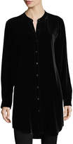 Thumbnail for your product : Eileen Fisher Long Washable Velvet Tunic Top, Plus Size