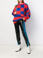 Thumbnail for your product : MSGM Oversized Checked Jumper