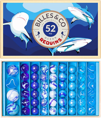 BILLES AND CO Kid's Shark Marble Game Box