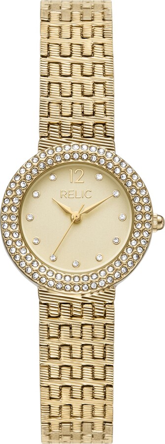 Relics by Fossil Women's Chloi Three-Hand Gold-Tone Alloy Watch (Model: ZR37309)