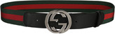 Thumbnail for your product : Gucci Web Stripe GG Buckle Belt