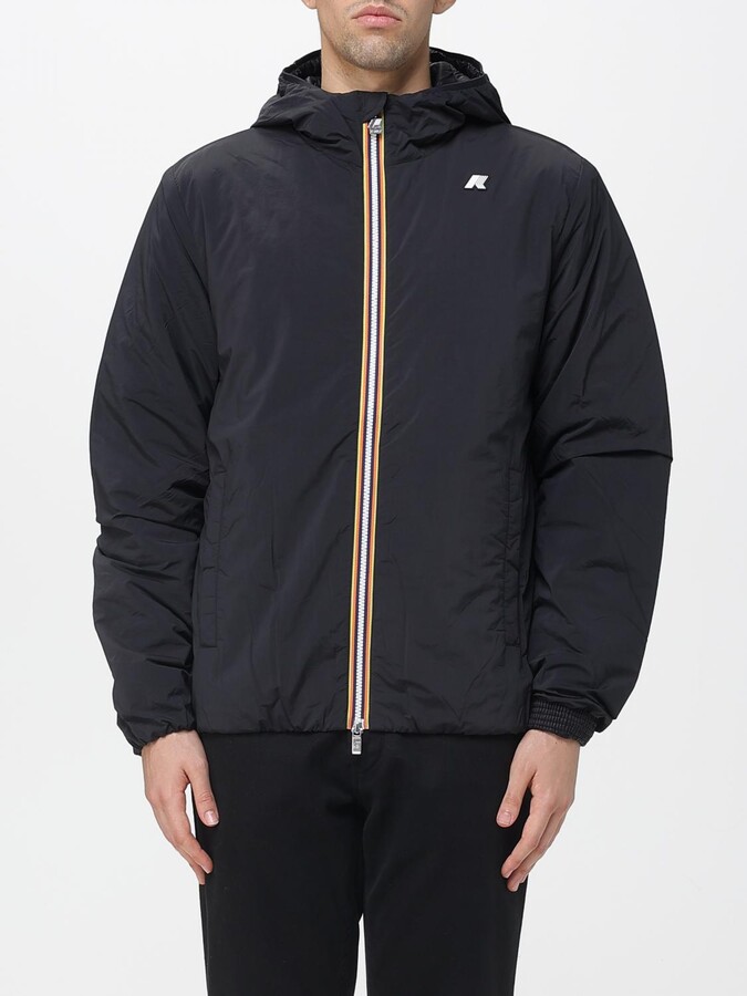 K-Way Jacket Men color Black