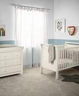 Thumbnail for your product : Mamas and Papas Mia Sleigh 2 Piece Set - Cot & Dresser - Pebble Grey