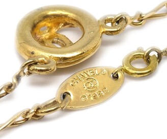 Chanel Pre Owned 1982 CC chain necklace - ShopStyle