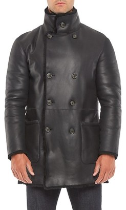 armani caban coat