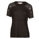 Thumbnail for your product : MICHAEL Michael Kors Studded Jersey T Shirt