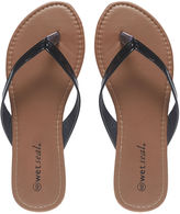 Thumbnail for your product : Wet Seal Essential Faux Patent Leather Flip-Flop