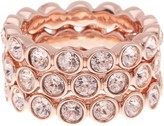 Thumbnail for your product : Givenchy Crystal Stack Rings - Set of 3