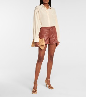 ZEYNEP ARCAY Leather shorts