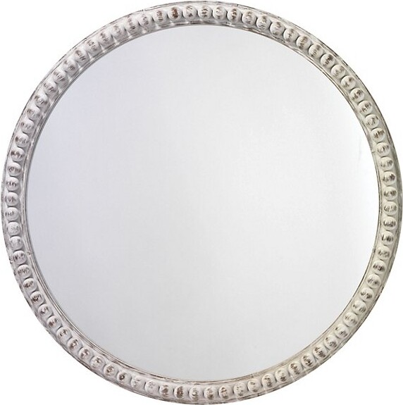 Jamie Young Co. Audrey Beaded Mirror in White