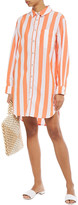 Thumbnail for your product : Mara Hoffman Striped Cotton-broadcloth Shirt
