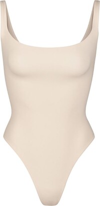 SKIMS Fits Everybody Square-Neck Bodysuit - ShopStyle Plus Size