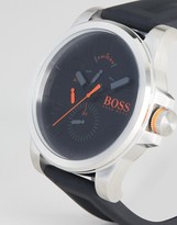Thumbnail for your product : BOSS ORANGE By Hugo Boss Detroit Sport Rubber Watch In Black 1550006