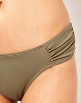 Thumbnail for your product : O Beach Hipster Ruched Bikini Bottom