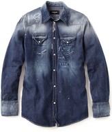 Thumbnail for your product : DSquared 1090 DSQUARED2 Distressed Denim Shirt