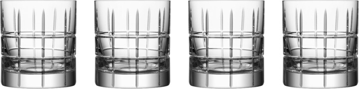 Orrefors Street Old Fashioned Barware, Set of 4
