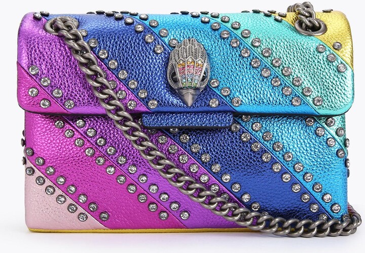 Kurt Geiger Women's Kensington Mini Kensington Bag Multi/Other Rainbow  Stripe - ShopStyle