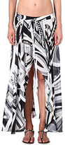 Thumbnail for your product : Emilio Pucci Printed silk skirt