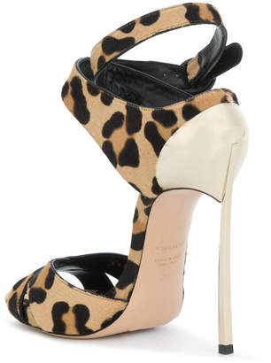 Casadei leopard print Blade sandals